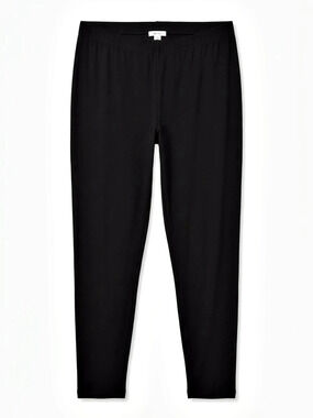 Black Soft Legging Lily Morgan Women Plus Size 3X Viscose Rare Grail Y2K Lounge